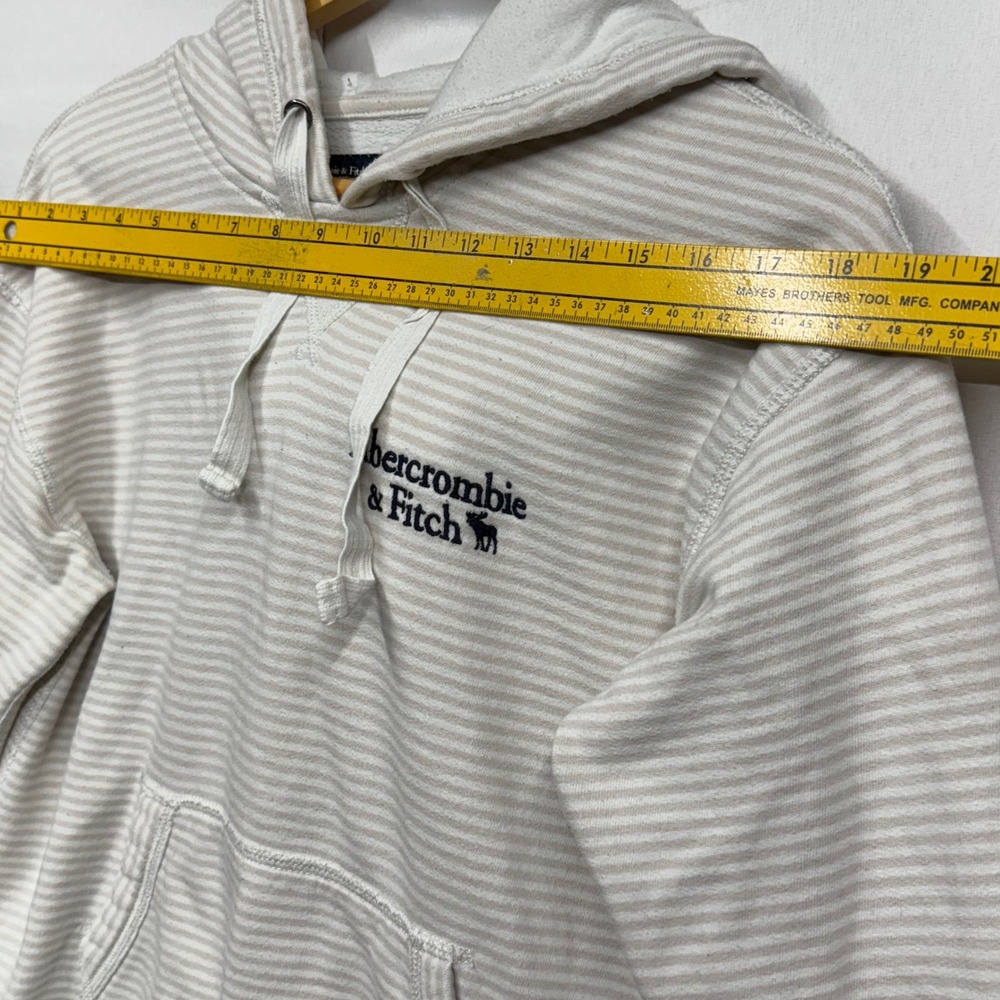 Abercrombie Fitch Striped Hoodie Pullover Casual Athleisure Women's Size M - Picture 5 of 13